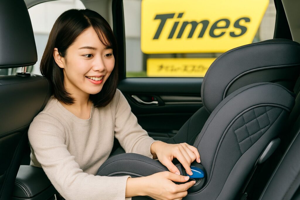 タイムズカーシェア チャイルドシート 新生児向け対応