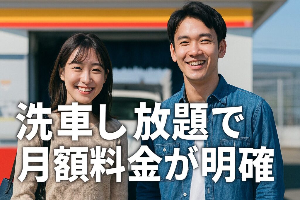 洗車し放題で月額料金が明確