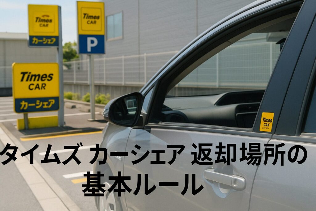 タイムズ カーシェア 返却 場所の基本ルール