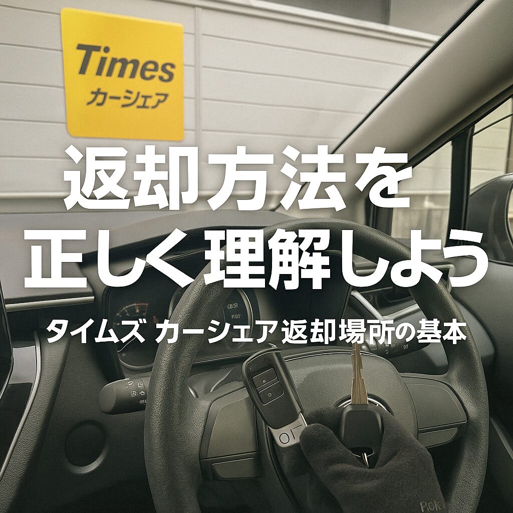 返却方法を正しく理解しよう