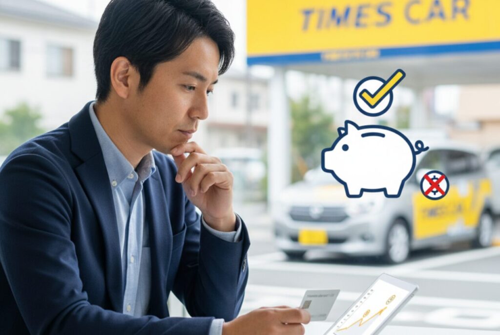 タイムズのレンタカーとカーシェア -カーシェアの初期費用・月会費は必要？