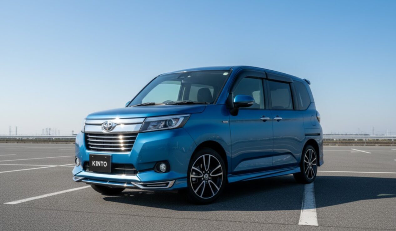 モデリスタのエアロパーツが装着され、よりスタイリッシュになったトヨタ ルーミー。専用デザインのフロントスポイラーが特徴的。