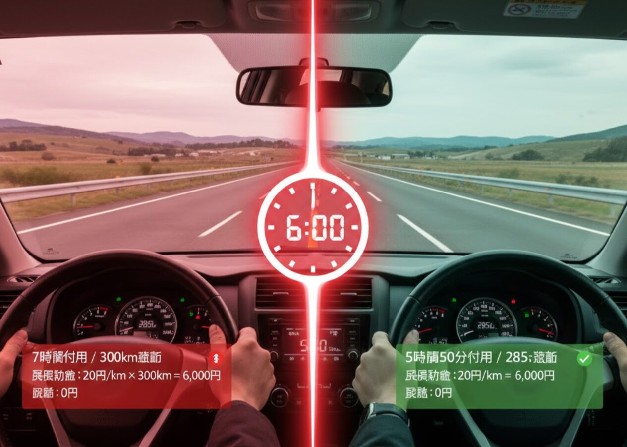 距離料金発生条件と6時間の壁