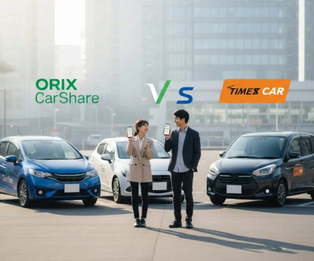 オリックスカーシェアとタイムズどっちがお得？距離料金や学生プランで比較