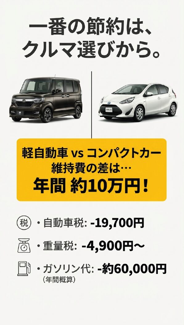 若者の強い味方、任意保険コミコミの「KINTO」 トヨタのKINTOのロゴと車のヘッドライト。若者の高額な任意保険料を年齢・等級に関係なく一律でカバーし、事故後も料金が上がらないメリットを説明したスライド。
