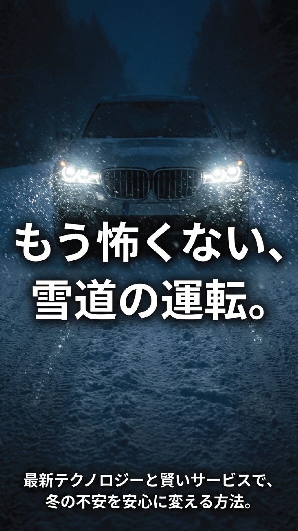 雪道運転が怖い！冬だけ4WDの新車サブスクで安心を手に入れる方法