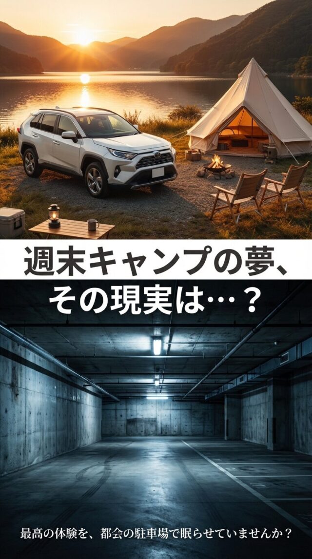 週末キャンプはSUVサブスクで！車を所有しない遊びの最適解