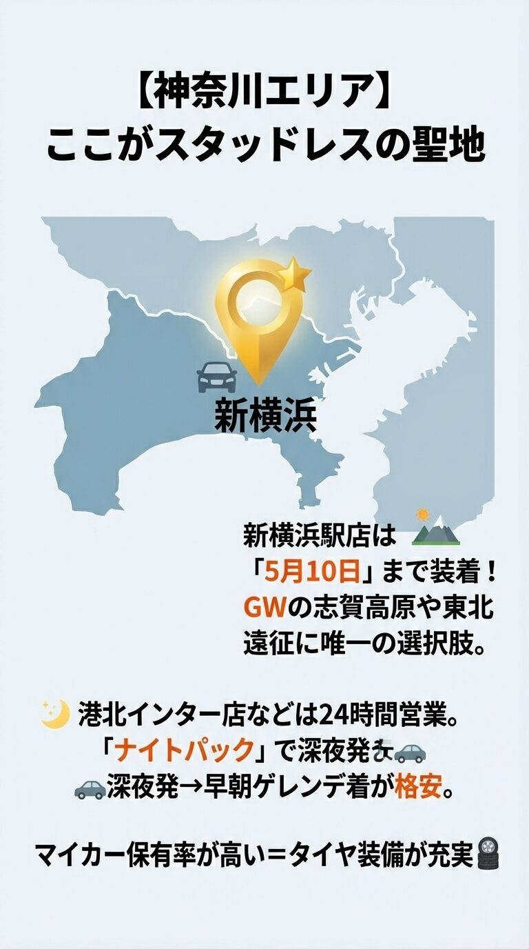 5月10日まで装着している新横浜駅店や、深夜発に便利なナイトパックの活用法を紹介。