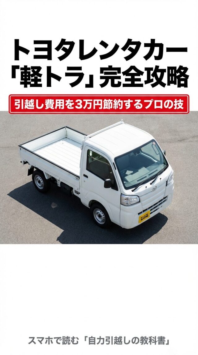 トヨタレンタカーの軽トラ料金・サイズ・乗り捨て予約を徹底解説