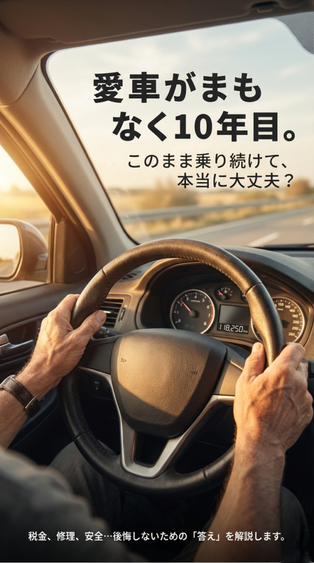 10年落ちの車は乗り換えるべき？維持費や寿命のリアルを徹底解説