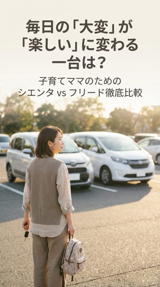 シエンタ・フリードどっちがママに最適？子育て目線で徹底比較