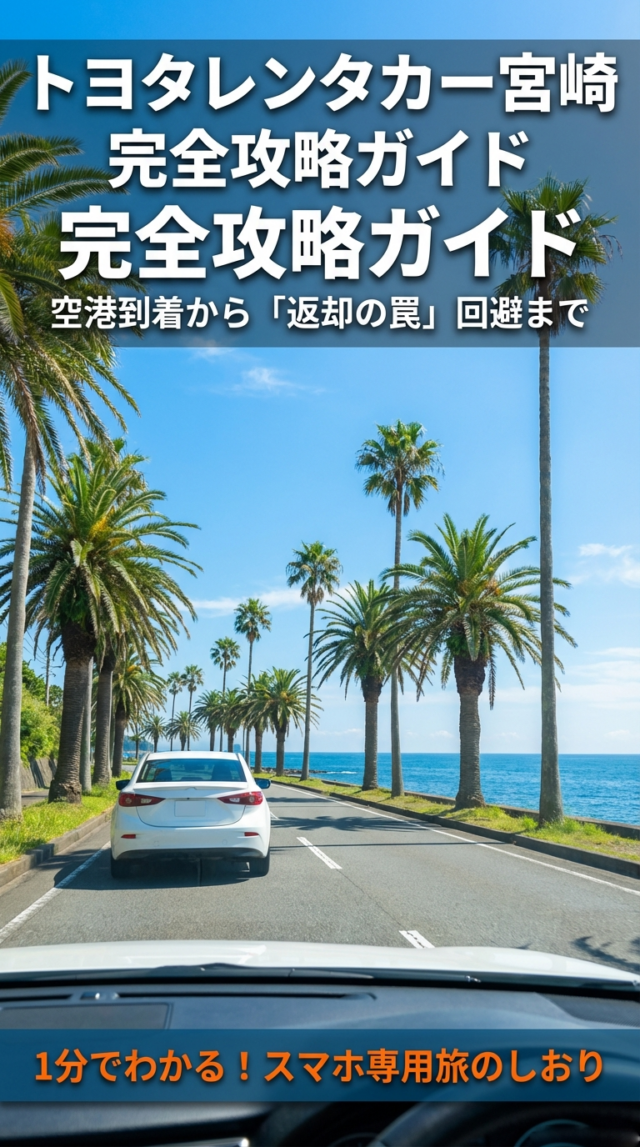 トヨタ レンタカー 宮崎の完全ガイド！空港送迎や口コミを調査