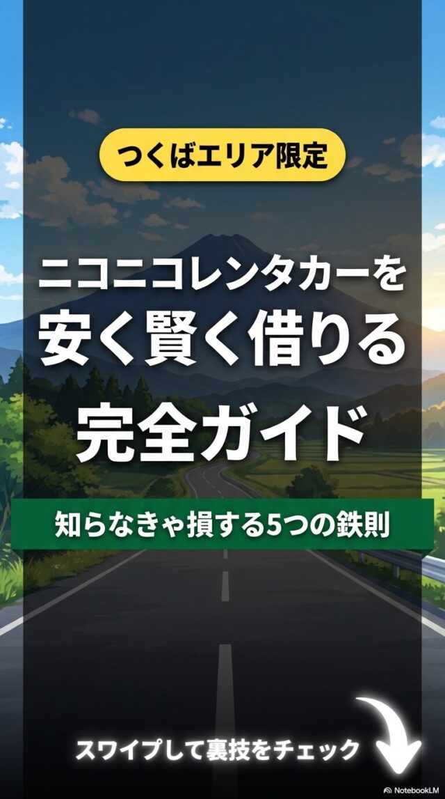 ニコニコレンタカーつくばの評判は？安く借りるコツや店舗を調査