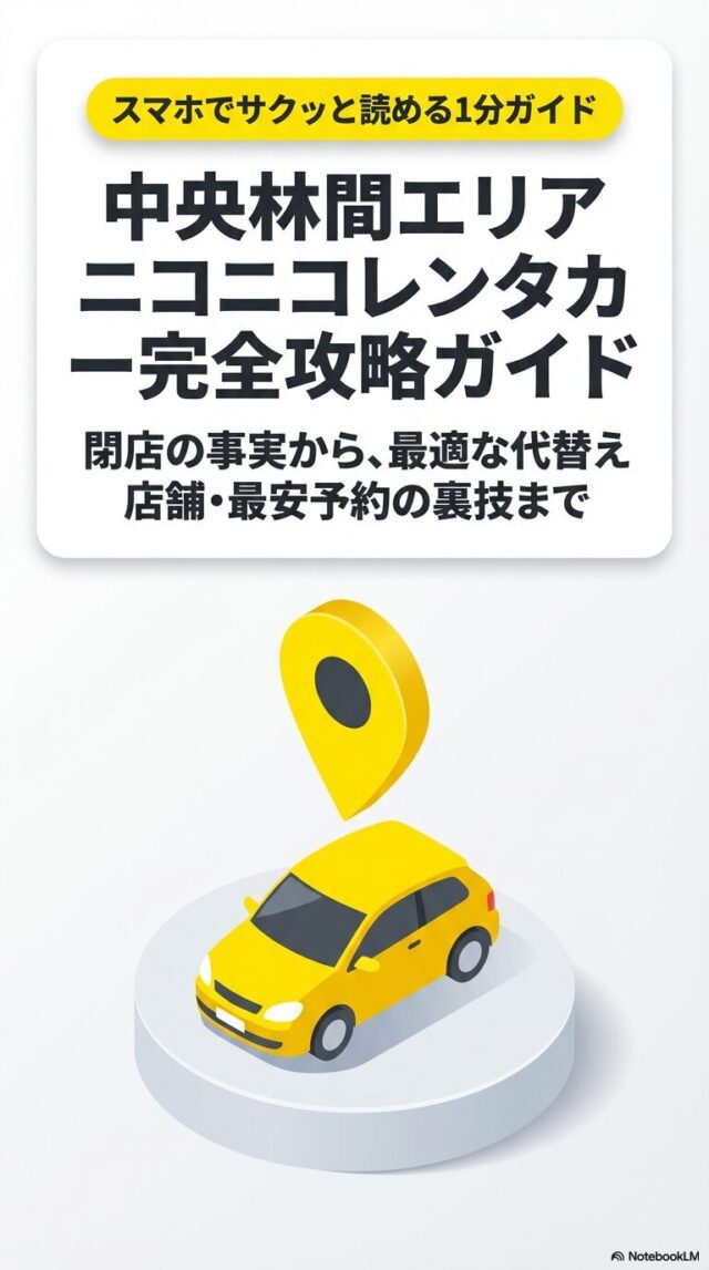 ニコニコレンタカー中央林間の閉店状況と代わりの店舗を調査