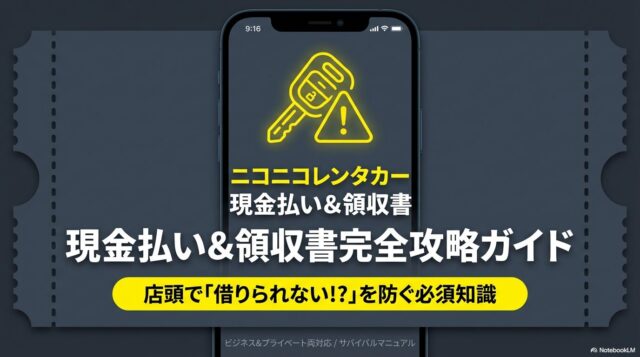 ニコニコレンタカーで領収書は？現金払いの注意点と必要書類を解説