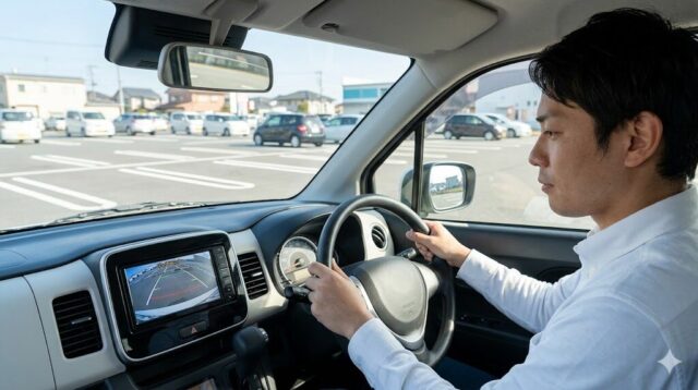 ニコニコレンタカーにバックモニターはある？確認方法と安全な駐車のコツ