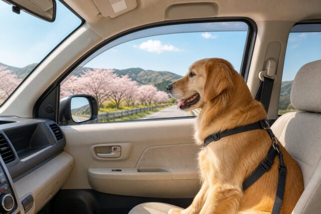ニコニコレンタカーで犬同乗は可？料金と乗車拒否の回避策